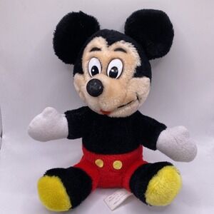 Vintage Mickey Mouse Plush Disney Land Walt Disney World With Toosh tag